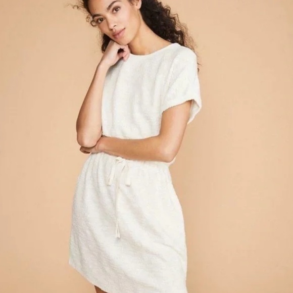 lou and grey white dress Lou & Grey Long Sleeve Marled Black & White